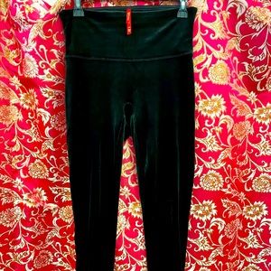 Spanx Black Velvet Leggings